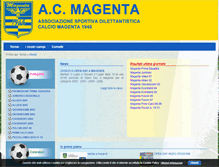 Tablet Screenshot of acmagenta.it